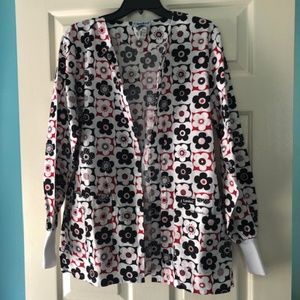 Landau Scrub Jacket Floral M